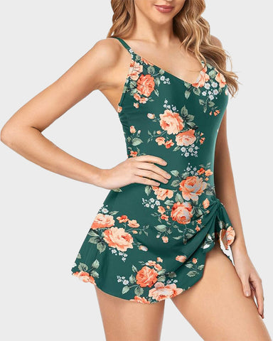 Women's Tummy Control Slim Fit One Piece Swimsuit