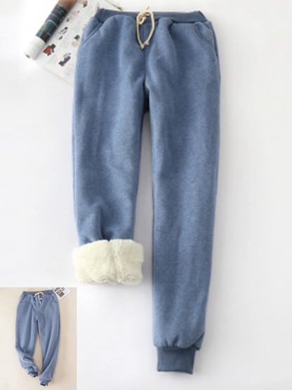 Winter Warm Fleece Joggers Pants