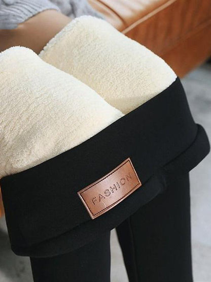 Sherpa Fleece Lined Warm Leggings