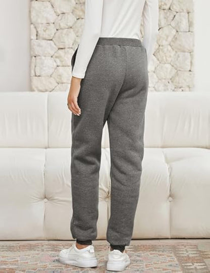 Sherpa Lined Sweatpants Joggers Pants