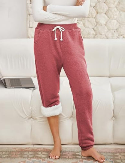Winter Warm Fleece Joggers Pants