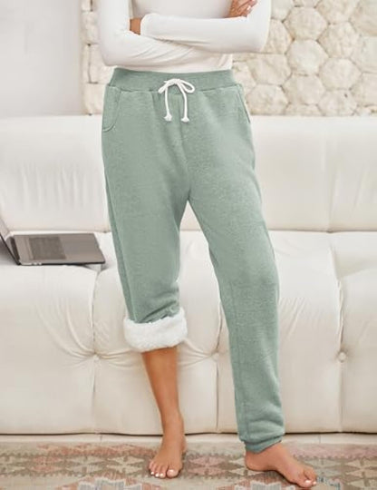 Winter Warm Fleece Joggers Pants