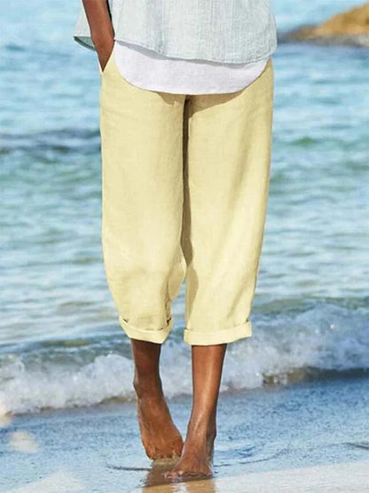 Women's Cotton Comfortable Casual Pants