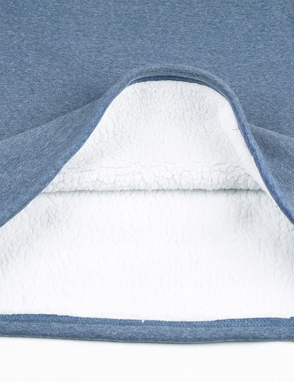 Warm Sherpa Lined Fleece Sport Sweatshirt