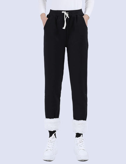 Sherpa Lined Sweatpants Joggers Pants