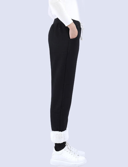 Sherpa Lined Sweatpants Joggers Pants