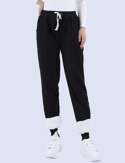 Sherpa Lined Sweatpants Joggers Pants