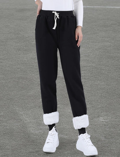 Sherpa Lined Sweatpants Joggers Pants