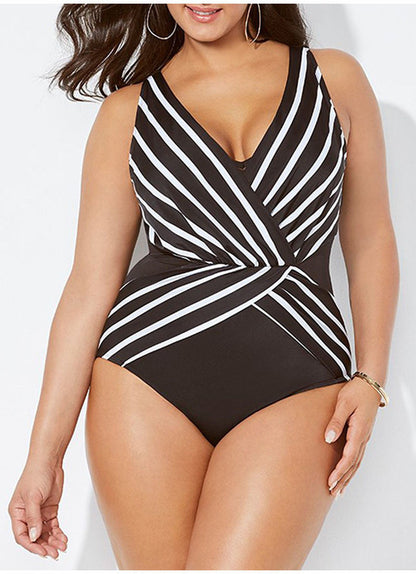 VERGE PLUNGE SURPLICE ONE PIECE SWIMSUIT