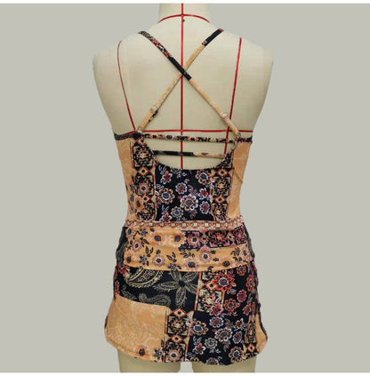 SIGNATURE LATTICE TANKINI SET