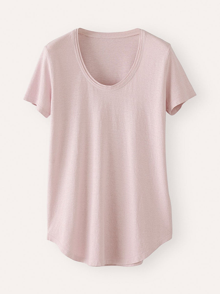 White Solid Round Neck Casual Blouse