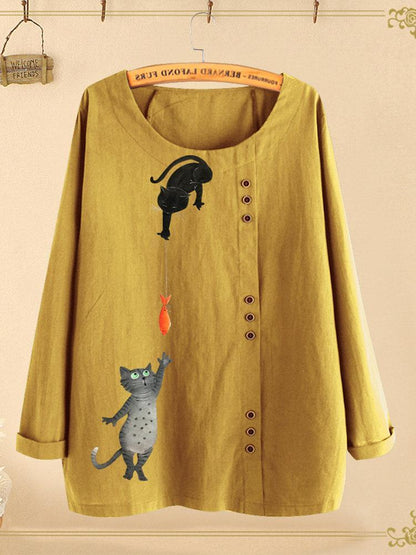 Long Sleeve Casual Shirts & Tops