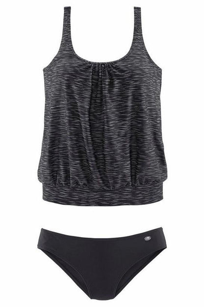 IN OVERSIZED MODEL TANKINI SET